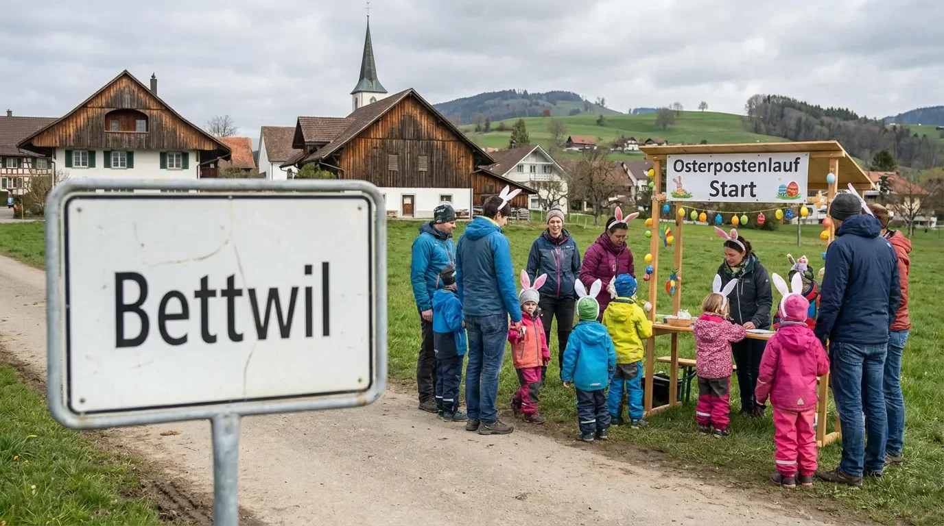 Schlüpf in deine Osterhasen-Schuhe: Bettwil lädt zum Osterpostenlauf ein!
