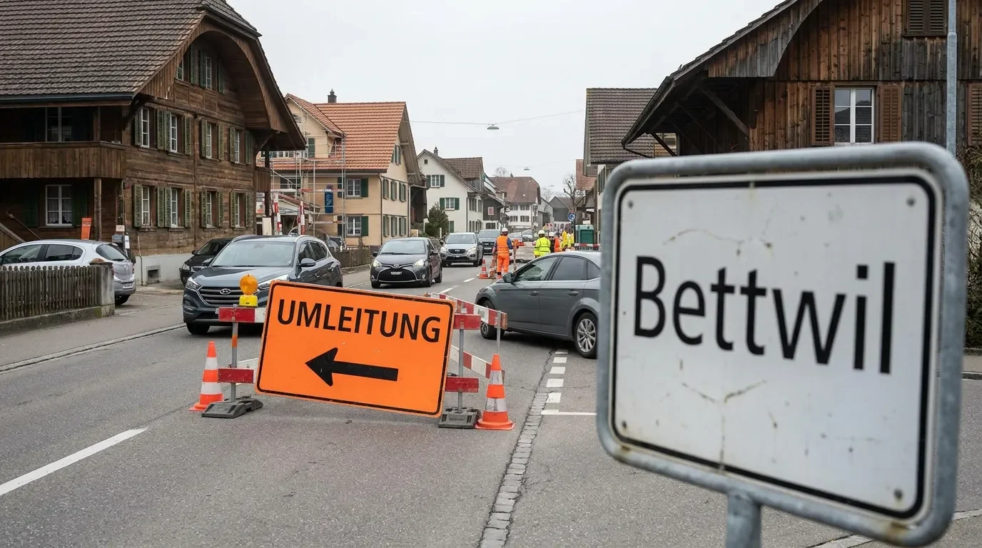 Baustellen-Blues in Bettwil: Hier ist dein ultimativer Umleitungsguide!