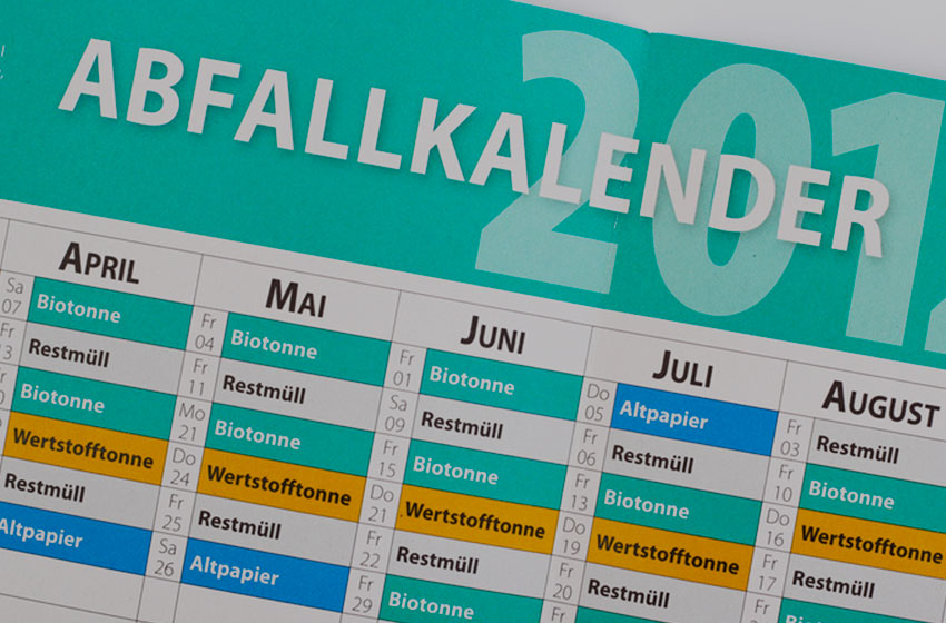 SMS Benachrichtigung Abfallkalender Bettwil Aargau